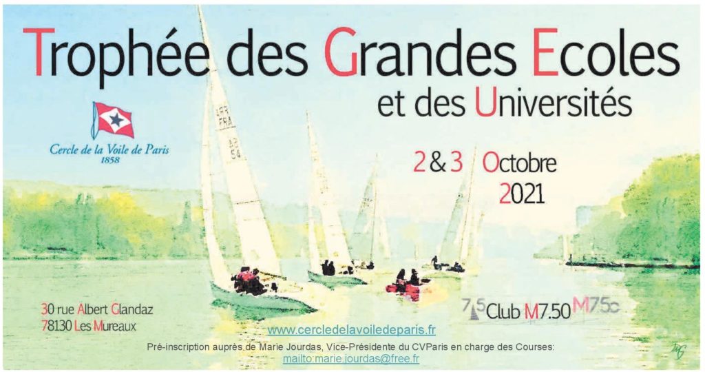 Trophée des Grandes Ecoles et des Universités organisée par le CVP les 2 et 3 octobre 2021
