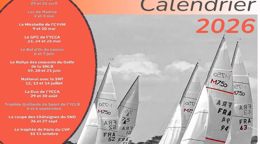 Club M750 - Calendrier 2026